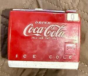 Vintage 1950s Coca-Cola Salesman Sample Miniature Cooler Display Piece